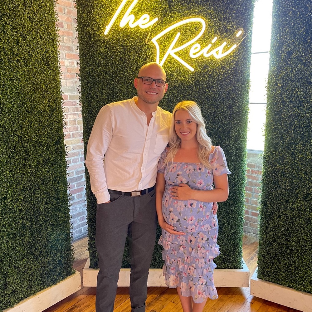 Abercrombie Smocked Puff Sleeve Midi Dress